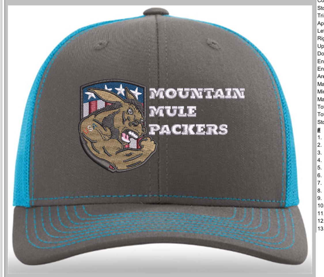 Mule Power Embroidered Ballcap